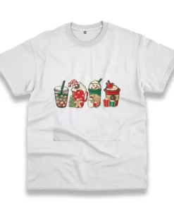 Christmas Snowman Latte Coffee Lover Funny Christmas T Shirt 1
