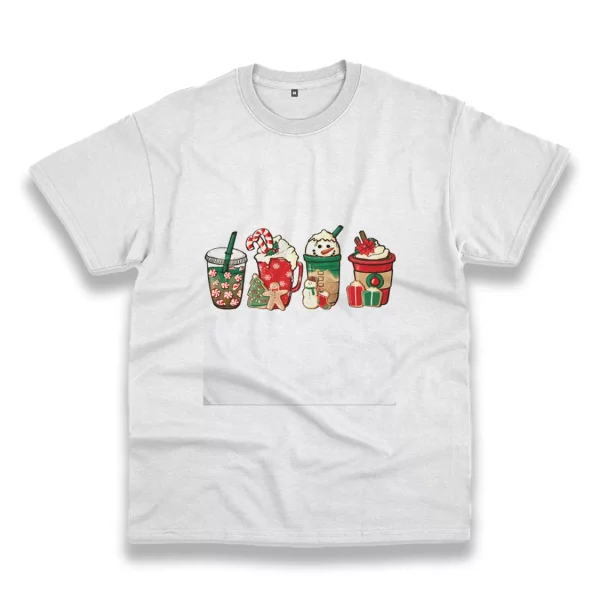 Christmas Snowman Latte Coffee Lover Funny Christmas T Shirt