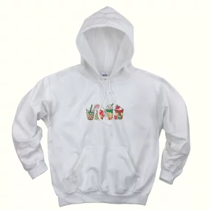 Christmas Snowman Latte Coffee Lover Ugly Christmas Hoodie