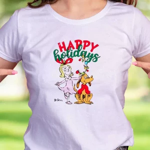 Cindy Lou Happy Holidays Thanksgiving Vintage T Shirt 2