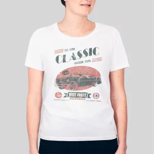 Classic Car Show West Coast Vintage Car Hoodie 3