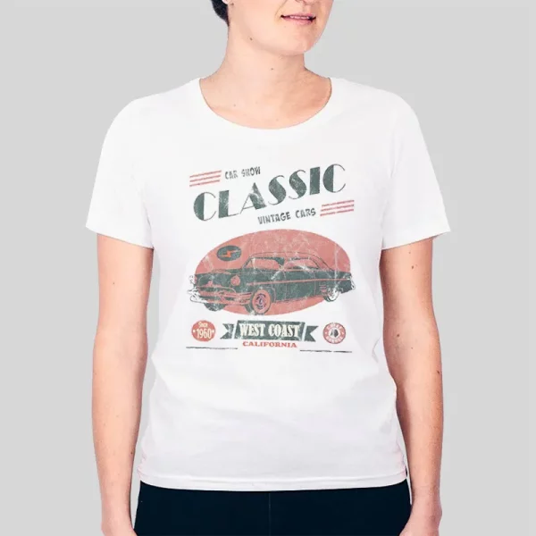 Classic Car Show West Coast Vintage Car Hoodie