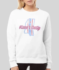 Come To The Sip Lane Kiffin White Hoodie 3 Come To The Sip Lane Kiffin White Hoodie 4