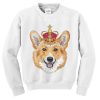 Corgi With Crown Sweatshirt – inkteeshirt.com