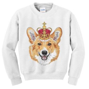 Corgi With Crown Sweatshirt – inkteeshirt.com