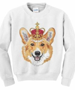 Corgi With Crown Sweatshirt inkteeshirtcom 2