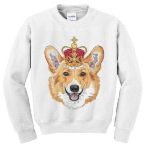 Corgi With Crown Sweatshirt – inkteeshirt.com