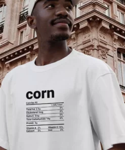 Corn Nutrition Facts Thanksgiving Thanksgiving Vintage T Shirt 3