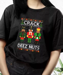 Crack Deez Nuts T Shirt Xmas Design 2 Crack Deez Nuts T Shirt Xmas Design 3