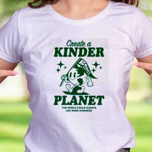 Create A Kinder Planet Casual Earth Day T Shirt 2