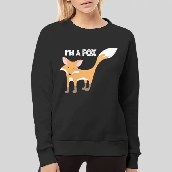Cute Cool Im A Fox Hoodie