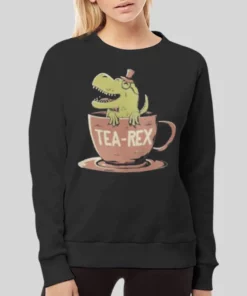 Cute Drinking And Chilltea Rex Hoodie 4