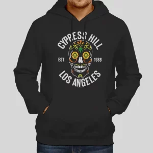 Cypress Hill Los Angele Obey Sugar Skull Hoodie