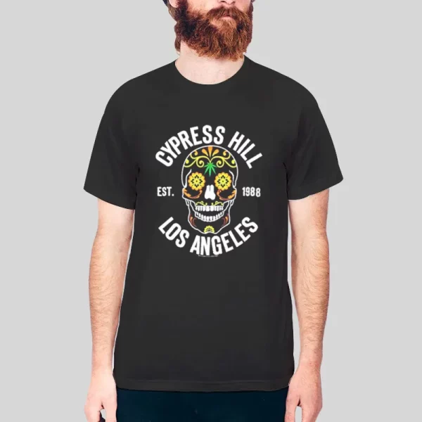 Cypress Hill Los Angele Obey Sugar Skull Hoodie