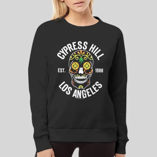 Cypress Hill Los Angele Obey Sugar Skull Hoodie