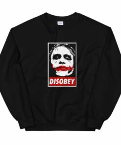 DISOBEY Joker Face Unisex Sweatshirt 1 DISOBEY Joker Face Unisex Sweatshirt 2