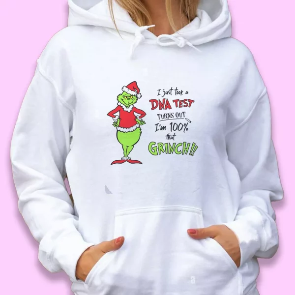 DNA Test I’m 100 Percent Grinch Thanksgiving Hoodie