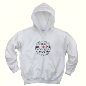 Dance Like Frosty Shine Like Rudolph Give Like Santa Ugly Christmas Hoodie