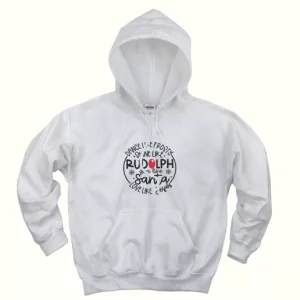 Dance Like Frosty Shine Like Rudolph Give Like Santa Ugly Christmas Hoodie 4