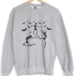 Dancing Skeletons Bat Fly Sweatshirt