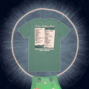 Dave Matthews Band Saratoga Springs 2023 Setlist Shirt