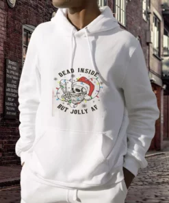 Dead Inside But Jolly Af Ugly Christmas Hoodie 2 Dead Inside But Jolly Af Ugly Christmas Hoodie 3