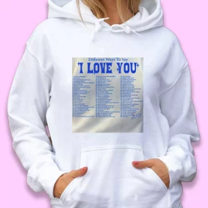 Different Ways Say I Love You Ugly Christmas Hoodie