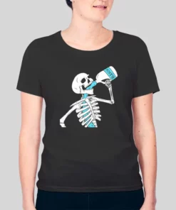 Disinfect Hand Drink Bleach Skeleton Hoodie 2