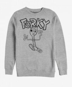 Disney Pixar Toy Story 4 Doodle Fork Heathered Sweatshirt 2