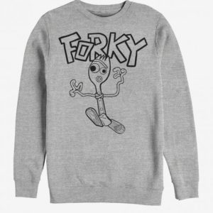 Disney Pixar Toy Story 4 Doodle Fork Heathered Sweatshirt