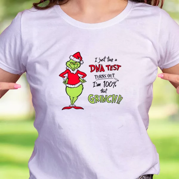 Dna Test I’M 100 Percent Grinch Thanksgiving Vintage T Shirt