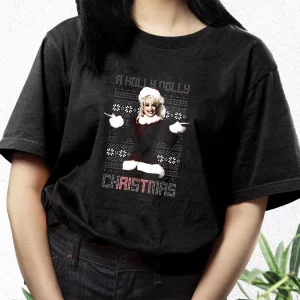 Dolly Parton Holly Dolly Christmas T Shirt Xmas Design 3