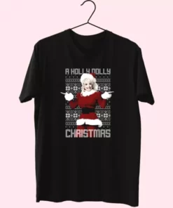Dolly Parton Holly Dolly Christmas T Shirt Xmas Design 4