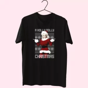 Dolly Parton Holly Dolly Christmas T Shirt Xmas Design 4