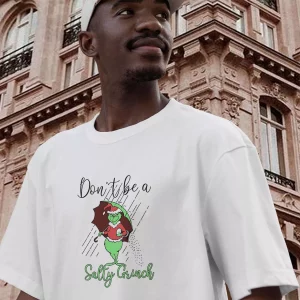 DonT Be A Salty Grinch Thanksgiving Vintage T Shirt 3