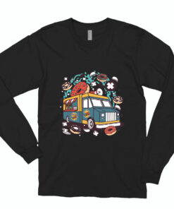 Donut Van Funny Long Sleeve T shirt 1