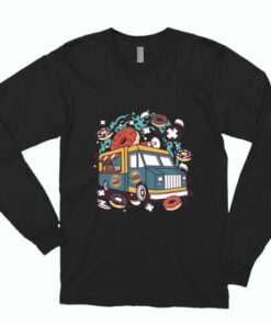 Donut Van Funny Long Sleeve T shirt 4