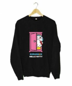 Doraemon X Hello Kitty Anime Sweatshirt 1 Doraemon X Hello Kitty Anime Sweatshirt 2