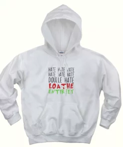 Double Hate Loa The Entirely Ugly Christmas Hoodie 1