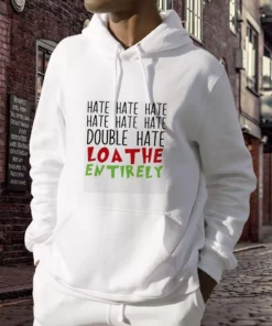 Double Hate Loa The Entirely Ugly Christmas Hoodie 3