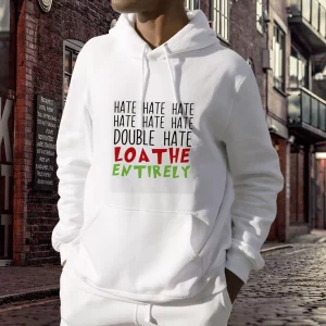 Double Hate Loa The Entirely Ugly Christmas Hoodie 3