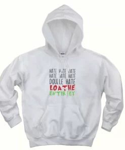 Double Hate Loa The Entirely Ugly Christmas Hoodie 4