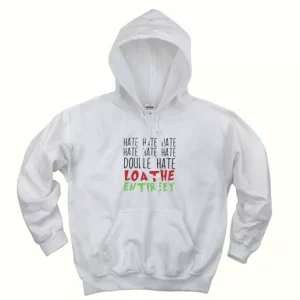 Double Hate Loa The Entirely Ugly Christmas Hoodie 4