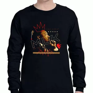 Dr Martin Luther King Jr Injustice Anywhere MLK Long Sleeve T Shirt 3