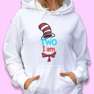 Dr Seuss Two I Am Thanksgiving Hoodie