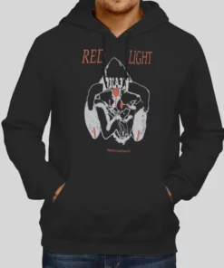 Drain Gang Red Light Bladee Hoodie 1