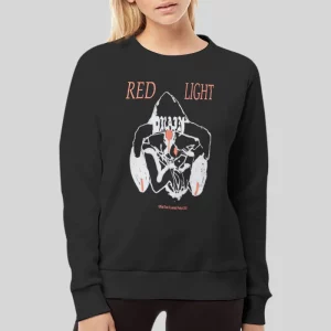 Drain Gang Red Light Bladee Hoodie 4