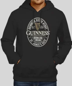 Dublin Ireland Extra Stout Guinness Hoodie 1