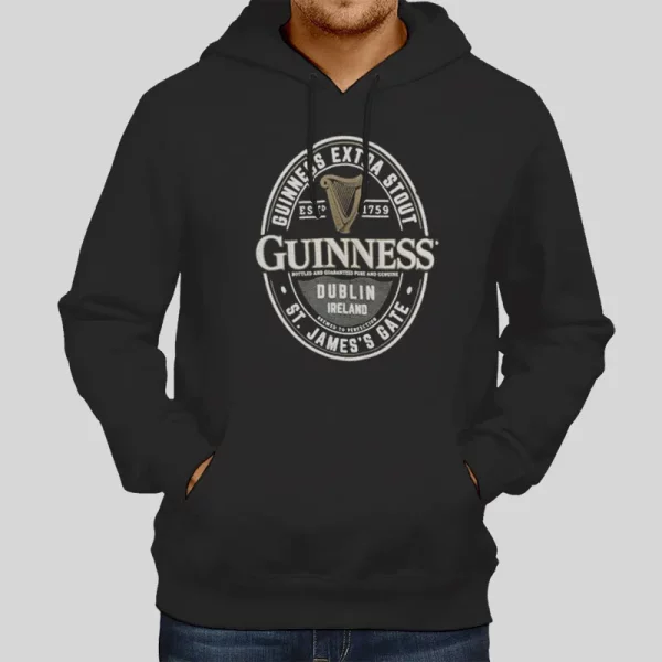 Dublin Ireland Extra Stout Guinness Hoodie