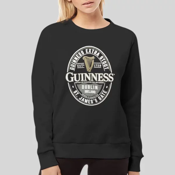 Dublin Ireland Extra Stout Guinness Hoodie